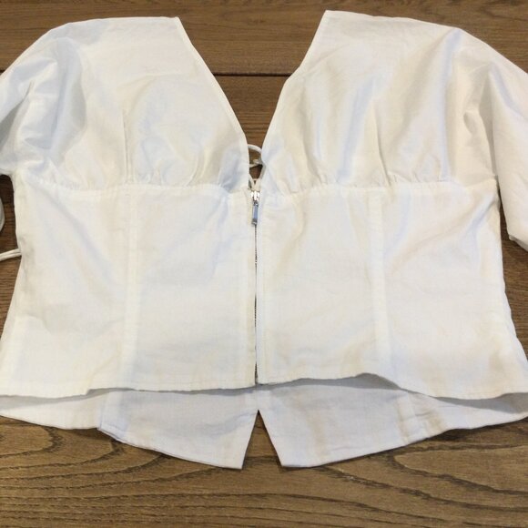 NWT NICHOLAS Tatum Long Sleeve Corset Top SZ 8 - Picture 13 of 13